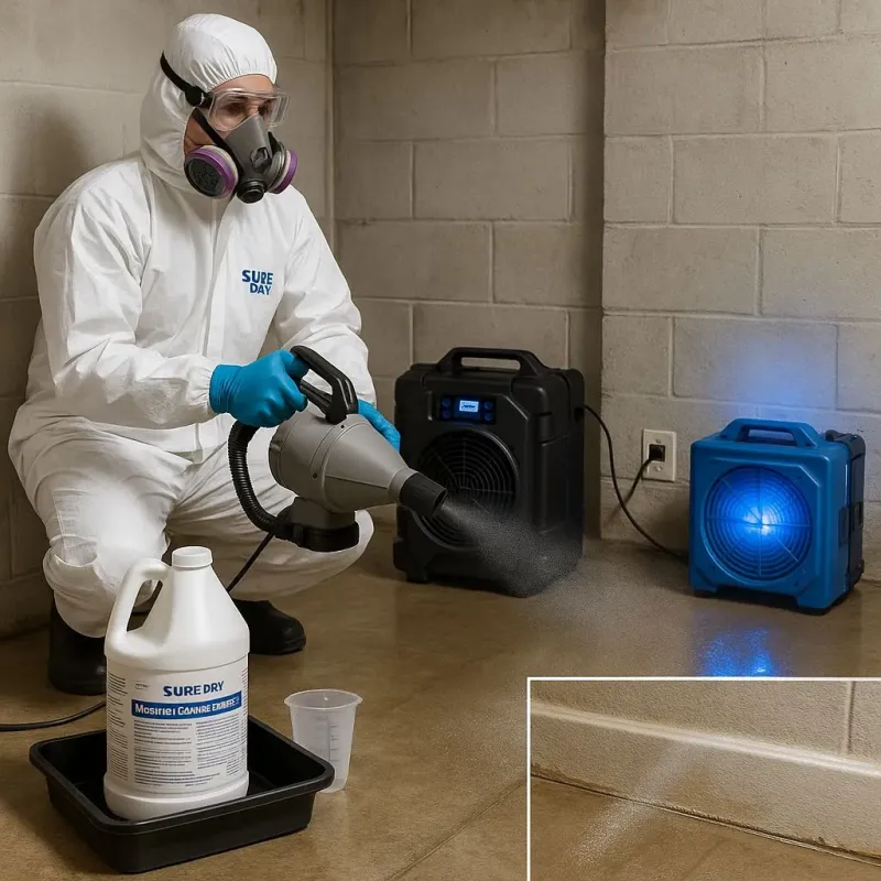 Sanitization and Odor Removal process in Watson, LA